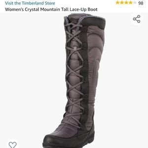 Like New Timberland tall snow boots size 11